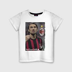 Детская футболка Paolo Cesare Maldini - Milan, captain