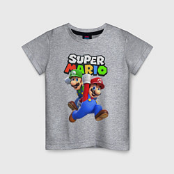 Детская футболка Луиджи и Марио