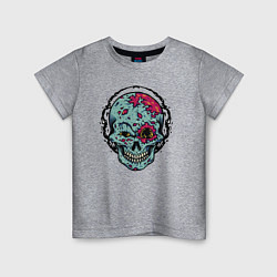 Детская футболка Cool skull! Grin!