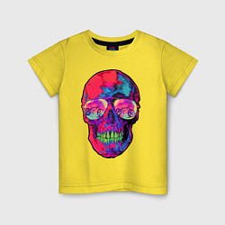 Детская футболка Skull & bicycle