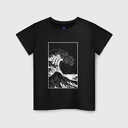 Детская футболка Japan waves Японская волна