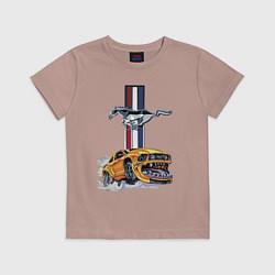 Детская футболка Мустанг раскрыл пасть!