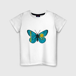 Детская футболка Бабочка - Казахстан