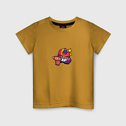 Детская футболка Особый значок на Мэг Пины Бравл Старс Brawl Stars