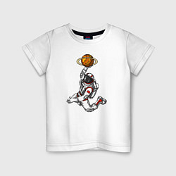Детская футболка Космический баскетболист