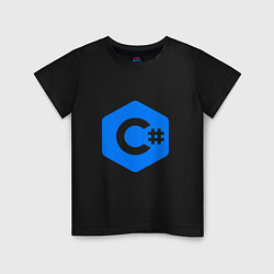 Детская футболка Язык программирования C Sharp