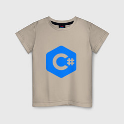 Детская футболка Язык программирования C Sharp