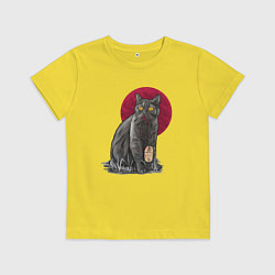 Детская футболка Кот программист и мышка