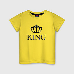 Детская футболка KING Парные Король