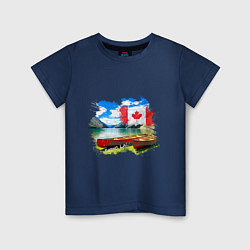 Детская футболка Путешествие Канада Ванкувер