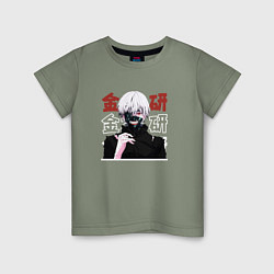 Детская футболка Токийский гуль Tokyo Ghoul, Ken Kaneki Канеки Кен