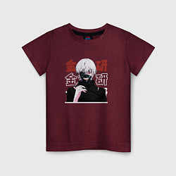 Детская футболка Токийский гуль Tokyo Ghoul, Ken Kaneki Канеки Кен