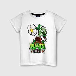 Детская футболка Plants vs Zombies рука зомби