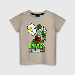 Детская футболка Plants vs Zombies рука зомби