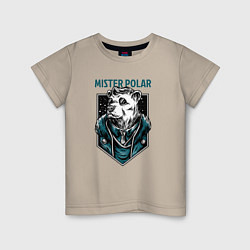 Детская футболка Mister Polar in glasses