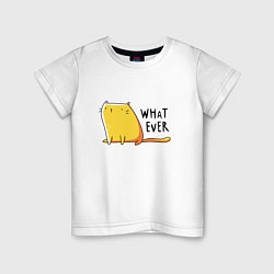Детская футболка Кот Пофигист