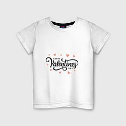 Детская футболка 14 февраля любовь спасет мир
