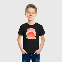Футболка хлопковая детская Sunset Chaser, цвет: черный — фото 2