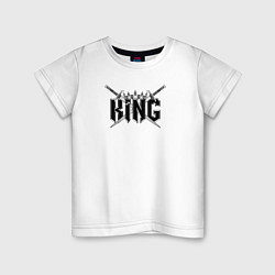 Детская футболка King!