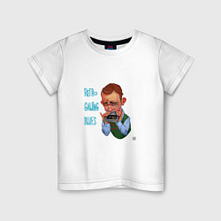 Детская футболка Геймер-блюз