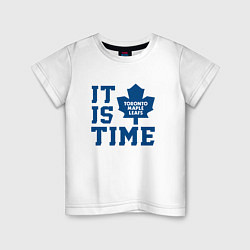 Детская футболка It is Toronto Maple Leafs Time, Торонто Мейпл Лифс