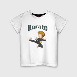 Детская футболка Карате , дизайн футболки для детей
