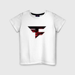 Футболка хлопковая детская Faze Clan 202223, цвет: белый