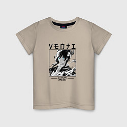 Детская футболка Венти Venti, Genshin Impact