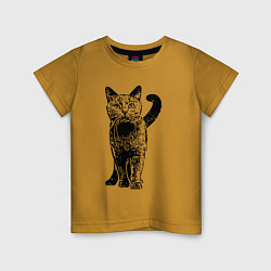 Детская футболка Красивый котик