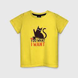 Детская футболка Cat I Do What I Want