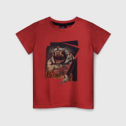 Детская футболка Тигриная пасть Арт