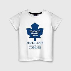 Детская футболка Toronto Maple Leafs are coming Торонто Мейпл Лифс