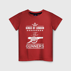 Детская футболка Arsenal The king of London Арсенал