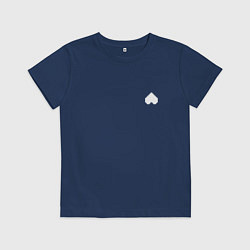 Футболка хлопковая детская Душа Монстра, цвет: тёмно-синий