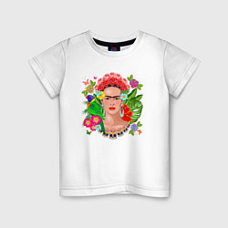 Детская футболка Фрида Кало Мексика Художник Феминист