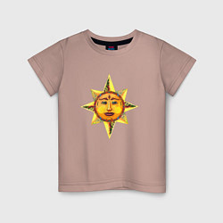 Детская футболка Солнца лик