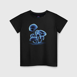 Детская футболка Неоновые грибы
