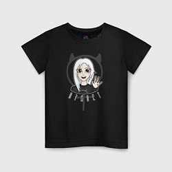 Детская футболка Девушка ведьма - привет