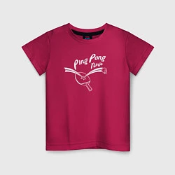 Детская футболка Пинг Понг ниндзя