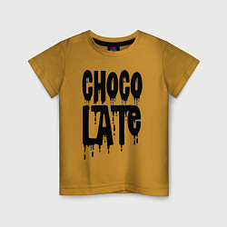 Детская футболка Chocolate Шоколад