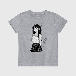 Детская футболка Коми неко