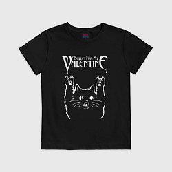 Футболка хлопковая детская Bullet For My Valentine, цвет: черный