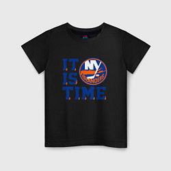 Детская футболка It Is New York Islanders Time Нью Йорк Айлендерс