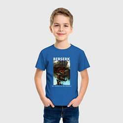 Футболка хлопковая детская Evil Berserk, цвет: синий — фото 2