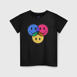 Детская футболка Three emoticons три смайлика