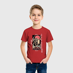 Футболка хлопковая детская Skull Knight, цвет: красный — фото 2