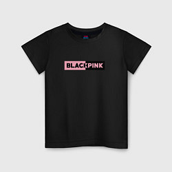 Детская футболка BLACKPINK ЛОГОТИП