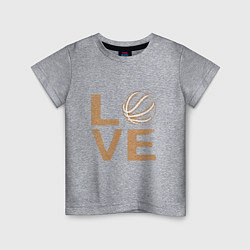 Детская футболка Basket - Love