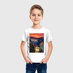 Футболка хлопковая детская ПСАЙДАК КРИК, цвет: белый — фото 2