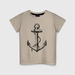 Детская футболка Корабельный якорь
